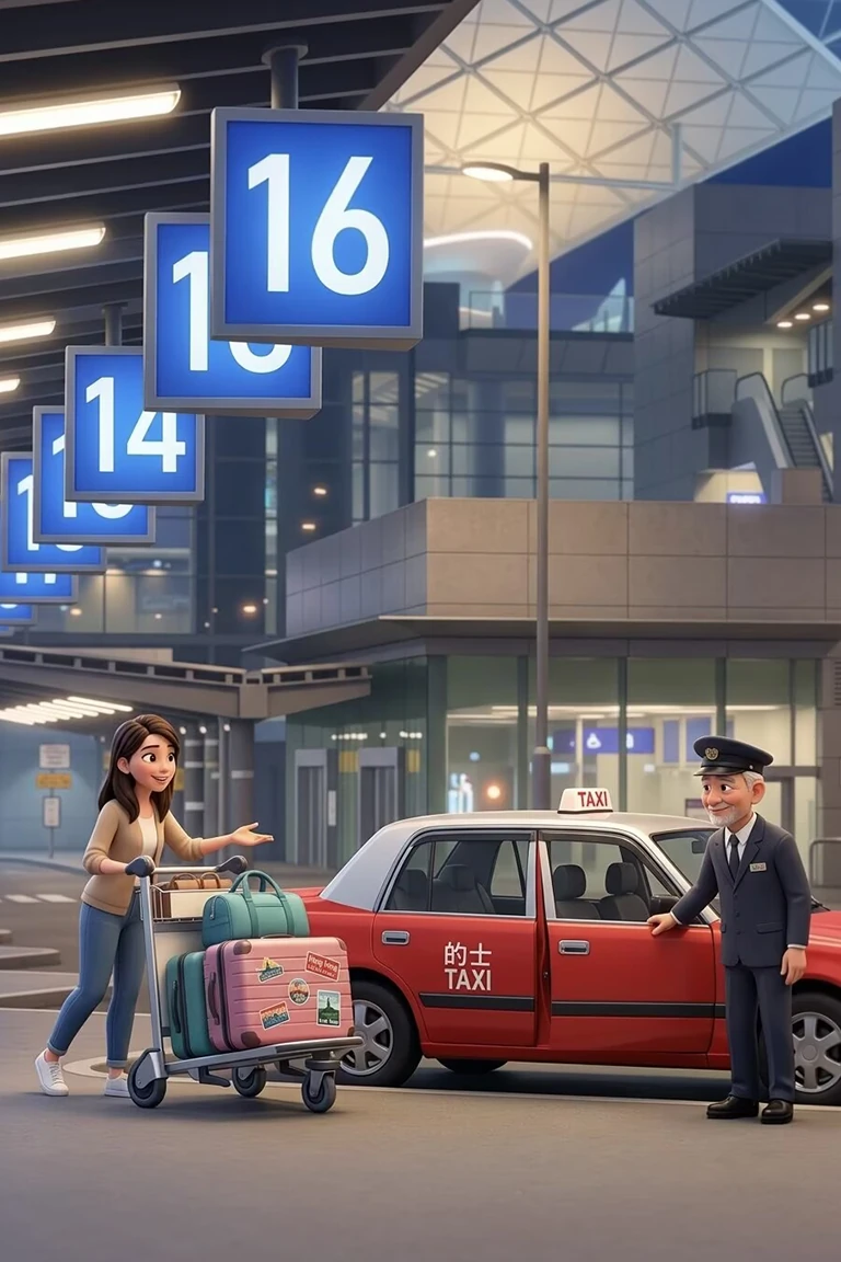 CALL TAXI airport transfer poster